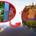 Gw Membuat Planet Kebun Binatang Berisi Semua Hewan di Minecraft Hardcore