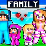 Having a CRAZY FAN GIRL Family in Minecraft!