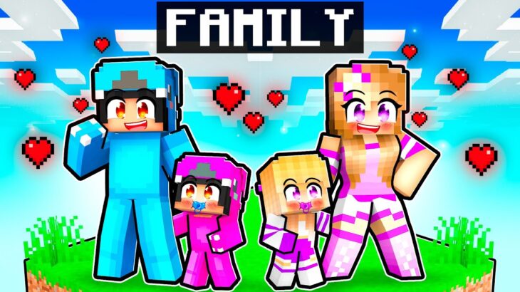 Having a CRAZY FAN GIRL Family in Minecraft!