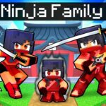 Having a NINJA FAMILY in Minecraft!