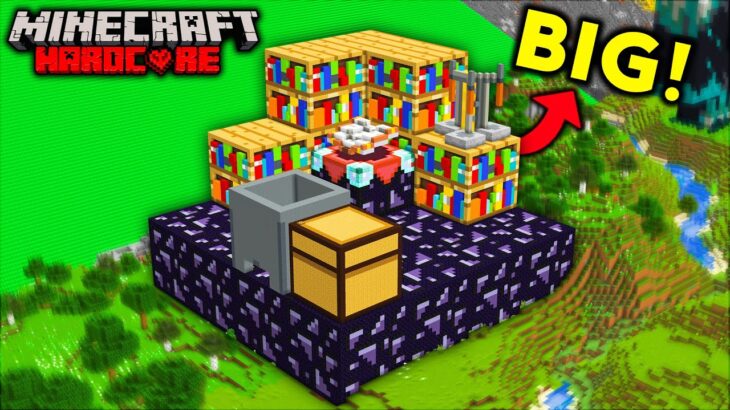 I Build GIANT BLOCKS in Minecraft Hardcore (Hindi)