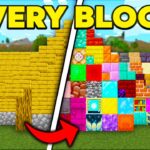 I Build a HOUSE With EVERY BLOCK in Minecraft Hardcore (Hindi)