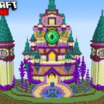 I Built an Ender Castle in Minecraft Hardcore