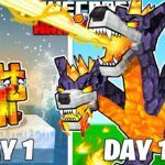 I Survived 100 Days as a LAVA WOLF in HARDCORE Minecraft