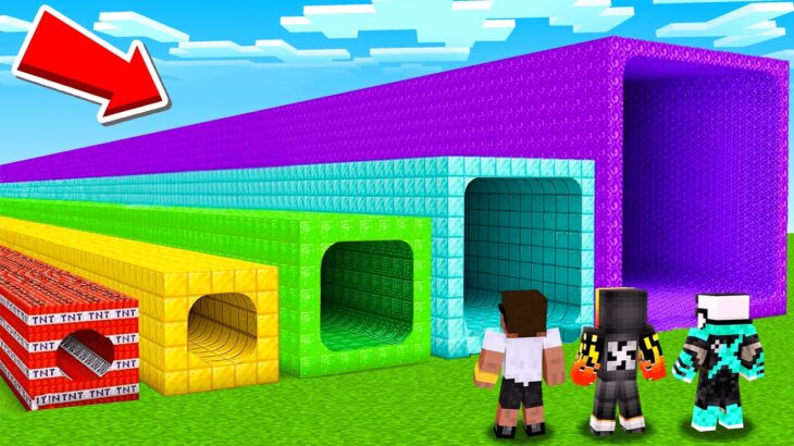 IF YOU ENTER THE WRONG TUNNEL, YOU DIE – MINECRAFT