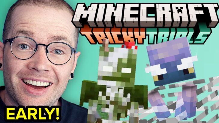 I’ve Got Minecraft Tricky Trials EARLY! w/Mojang Devs