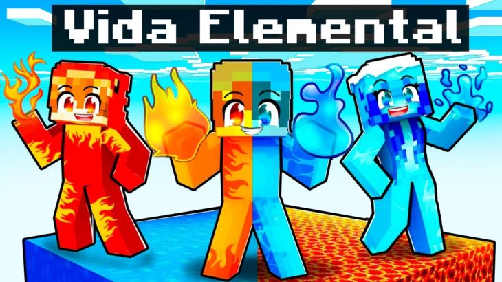 La Vida de una FAMILIA ELEMENTAL en Minecraft