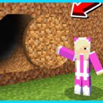 MIPAN & ZUZUZU MENEMUKAN PINTU RAHASIA PENUH MISTERI BERBENTUK BULAT DI MINECRAFT SURVIVAL!