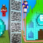 Как, Используя СЕКРЕТНЫЕ ЧИТЫ Построить Самый КРУТОЙ Алмазный Дом в Майнкрафт? Minecraft