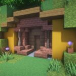 【Minecraft】小さな入口のホビットハウス　マインクラフト建築