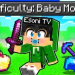 Minecraft, But Esoni is on “BABY MODE” Difficulty (Tagalog)