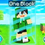 Minecraft, But Esoni was locked in ONE BLOCK (Tagalog)