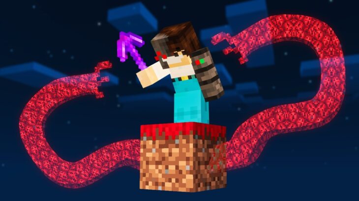 Minecraft, But It’s On 1 Scary Block