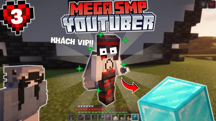 Minecraft MEGA SMP Tập 3: NeyuQ Hoảng Hốt Trước Cách Tiêu Tiền Của BIG Shark