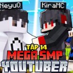 Minecraft Mega SMP Tập 14: Kira Dụ Dỗ Tôi Gia Nhập Thị Trấn Hòa Bình!! Phát Hiện Kuro Trộm Đồ!!