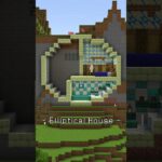 崖に楕円なドールハウスを作るタイムラプス【Minecraft】【#Shorts】 #マイクラ #minecraft #マインクラフト