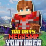 Mình Sinh Tồn 100 Ngày Minecraft MEGA SMP | Hành Trình Sinh Tồn Của Dương record !!