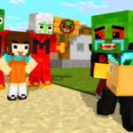 Monster School : Zombie x Squid Game FORBIDDEN VAMPIRE – Minecraft Animation