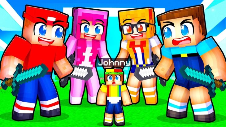 TINY & GIANT SPEEDRUNNER vs HUNTERS In Minecraft!