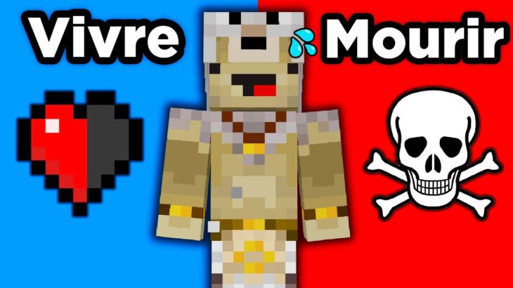 Tu Préfères VIVRE ou MOURIR sur Minecraft ?