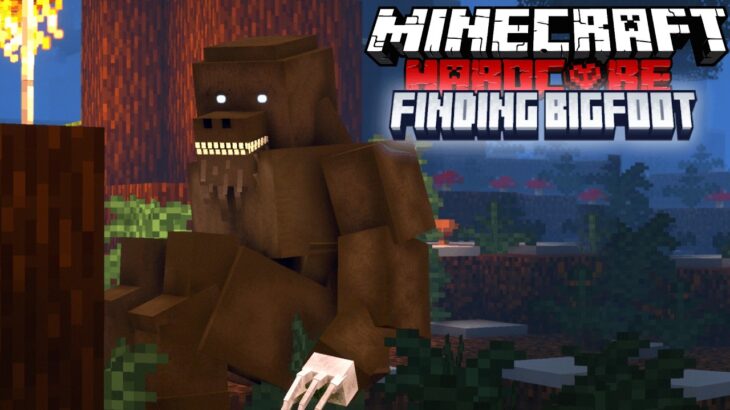 UPDATED BIGFOOT IS HORRIFYING! Hunting Minecraft’s Bigfoot