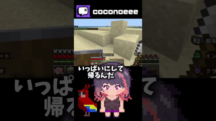 【minecraft】ジャーン🎉幼稚園児登場 #minecraft #マイクラ #鑽白コリン #shorts