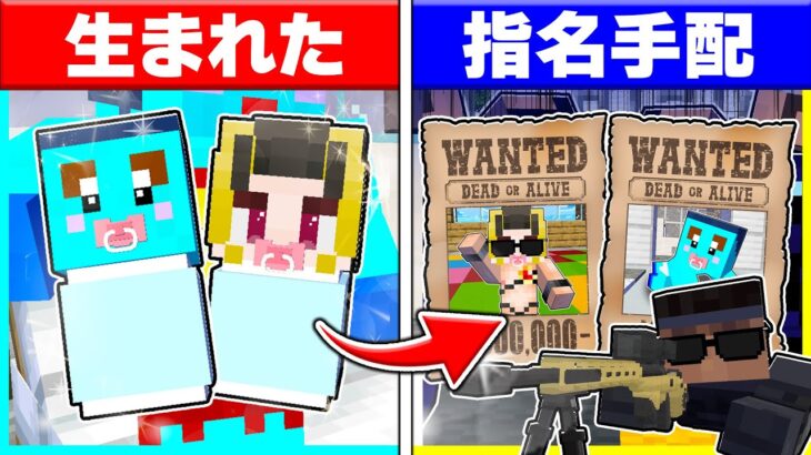 生まれた時から指名手配されている子供たちの運命…【まいくら/マインクラフト】