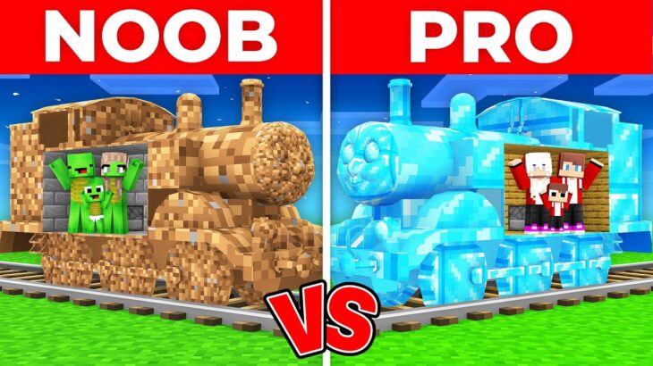 マインクラフトの「まい泉家トレインハウス」vs「マイキー家トレインハウス」バトル！