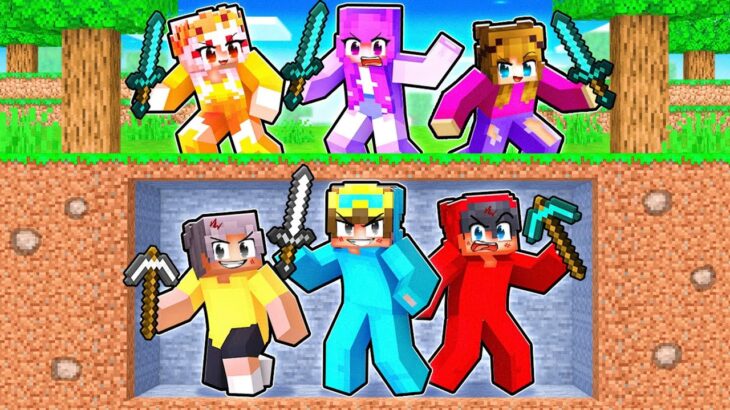 GIRL HUNTERS vs BOY SPEEDRUNNERS FINALE in Minecraft!