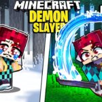 I Survived 100 Days as the DEMON SLAYER in Minecraft