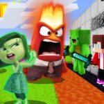 INSIDE OUT 2 vs 最も安全な家 – マインクラフトゲームプレイ、マイキーとJJによる（Maizenパロディ）