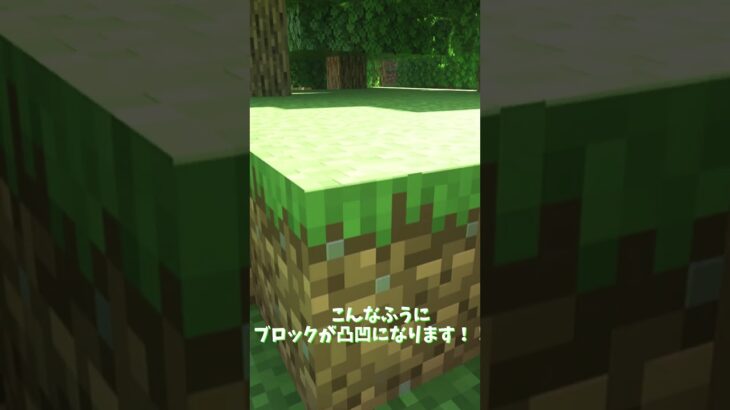 JAVAでも凸凹をつけたいバナナ #マイクラ #マインクラフト  #minecraft #影mod