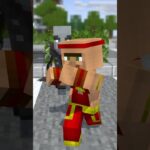 マイクラ拳の達人∼Kung fu Villager∼　駐車場の戦い [minacraft Animation]　#shorts #マイクラ #minecraft