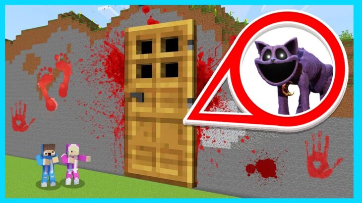 MIPAN & ZUZUZU MENEMUKAN RUMAH RAHASIA MONSTER CATNAP DI MINECRAFT! PINTU NYA BESAR BANGET!