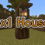 【Minecraft】 1×1 House 1マスの家