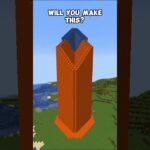 Minecraft Cobblestone Tower at Different Times!🤩 (はいよろこんで) #shorts