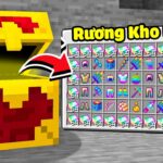 Minecraft nhưng tôi Phát Hiện Rương Kho Báu Siêu Mạnh