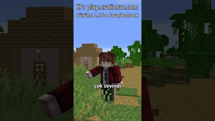 Minecraft’ta Kasaba Kuran Oyuncuya Yardım?! ⛏💎
