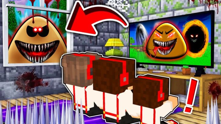 NIE OGLĄDAJ STRASZNEGO FILM O POU O 3:00 W MINECRAFT?! GPLAY & LUMI