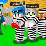 Nos ENCIERRAN en una PRISIÓN de ALDEANOS de MÁXIMA SEGURIDAD en MINECRAFT 😱👮‍♂️ Los COMPAS