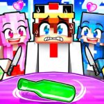 PIÉGÉ dans un JEU de la BOUTEILLE avec des FANGIRLS sur Minecraft !