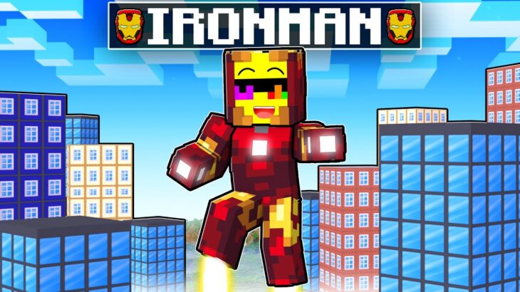 Playing as IRONMAN in Minecraft!