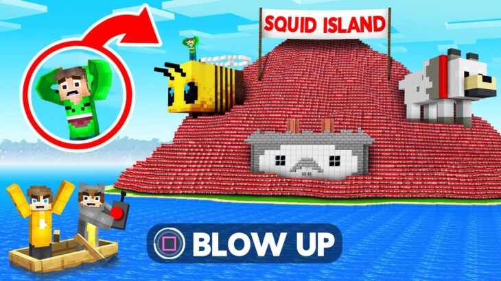 We BLEW UP SQUID ISLAND In Minecraft… (The End?)