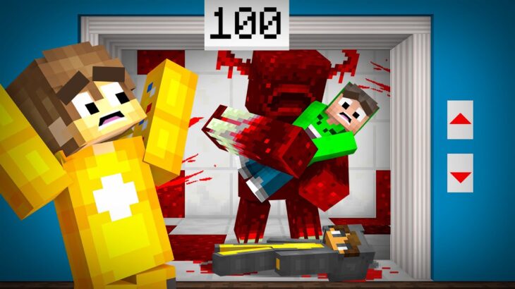 We Did The MINECRAFT ELEVATOR Challenge.. (impossible)