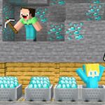 Wie Ukri Billys Diamanten gestohlen hat in Minecraft!