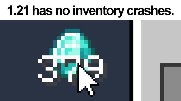 Your inventory can crash in Minecraft 1.21.