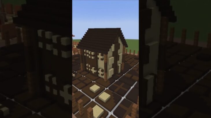 【マイクラ 建築 お菓子の家】マイクラで建築　お菓子の街のお菓子の家　マイクラ #minecraft #マインクラフト #マイクラ建築