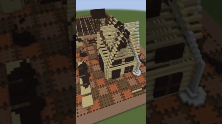 【マイクラ 建築 お菓子の家】マイクラで建築　お菓子の街のお菓子の家　マイクラ #minecraft #マインクラフト #マイクラ建築