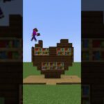 【マイクラ】シンプルに飾れてお洒落に見える本棚を建築してみたい#minecraft #shorts