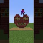 【マイクラ】シンプルに飾れてお洒落に見える本棚を建築してみたい#minecraft #shorts